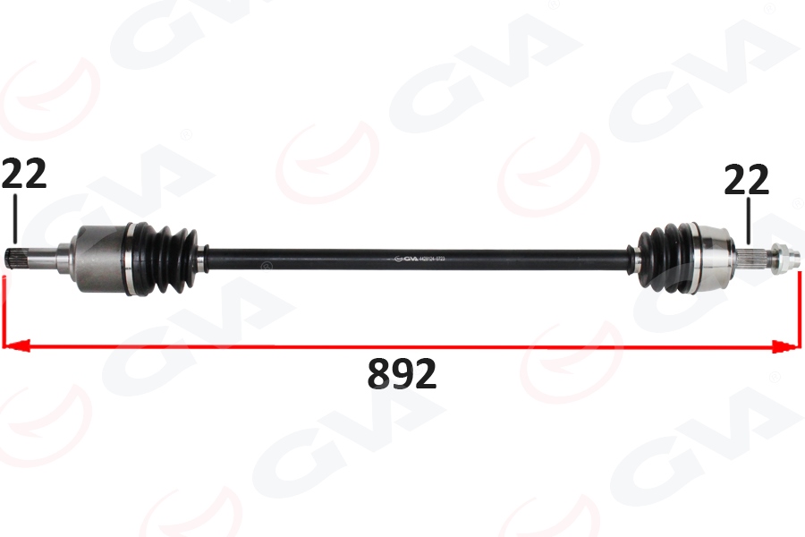 KOMPLE AKS SAG ON FIAT GRANDE PUNTO 199 1.2 MPI M-T 05-12