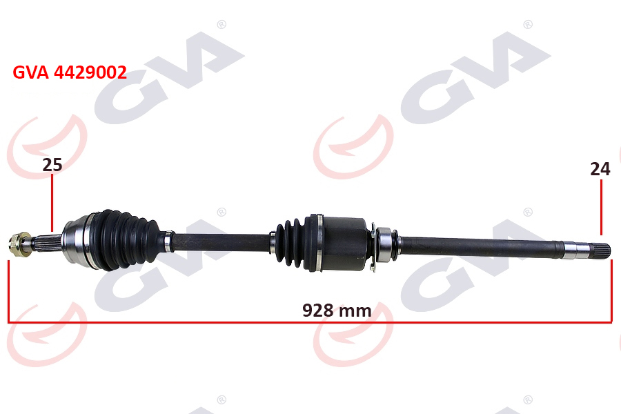 KOMPLE AKS SAĞ DOBLO 1.9 JTD 01 DOBLO-ALBEA 1.3 MTJ 05 928MM