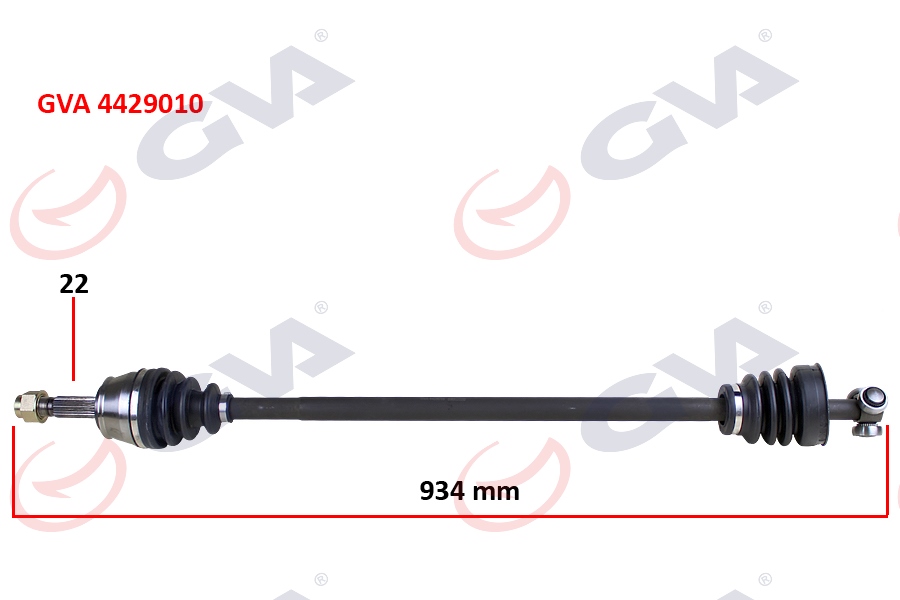 KOMPLE AKS SAĞ DOBLO 1.9D 01 934MM