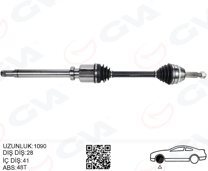 ÖN AKS KOMPLE SAĞ FORD TRANSIT V347 2.2TDCI 115PS -140PS 07 11