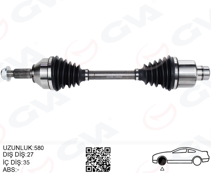 ÖN AKS KOMPLE SAĞ FORD MONDEO III 1.8 -2.0 16V 00 07