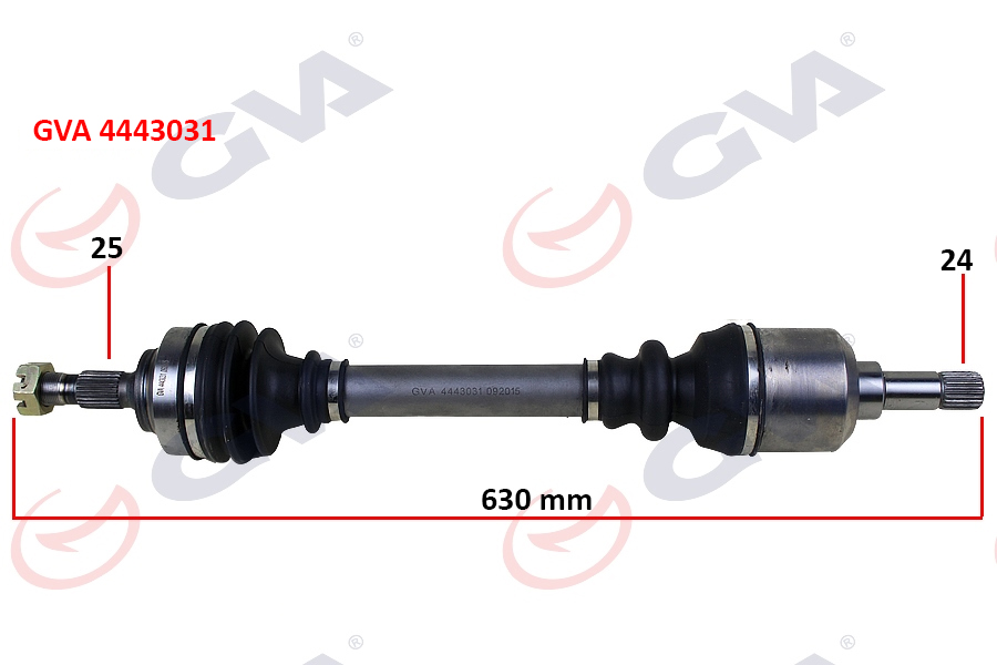 KOMPLE AKS SOL PARTNER/C4 1.6 HDI 09 307 1.4/1.6 HDİ 630MM