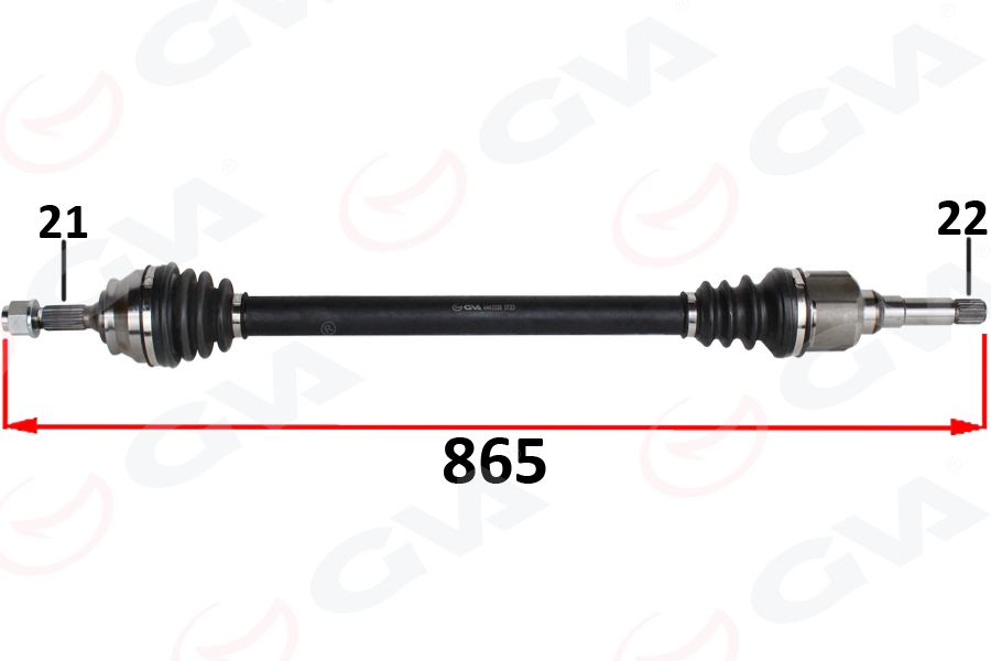 KOMPLE AKS SAG ON PSA 2008 I 1.2 M-T 05- CITROEN C3 III 1.2 M-T 16- C4 CACTUS 1.2 M-T 14-
