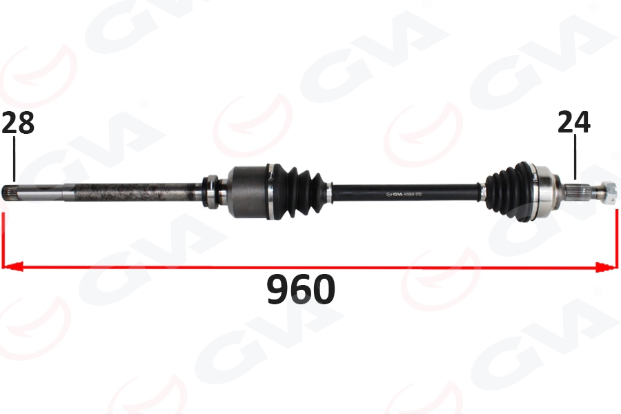 KOMPLE AKS SAG ON C5 III 08-15 JUMPY II 06- 407 04- EXPERT 07- 1.6HDI-SCUDO 1.6 MJT 07-