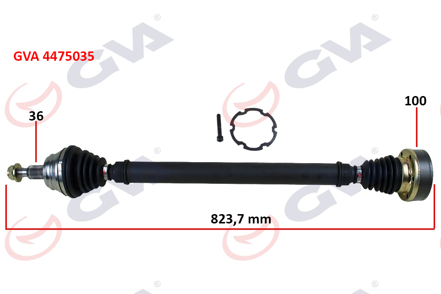 KOMPLE AKS SAĞ GOLF IV-BORA-A3-LEON-TOLEDO-OCTAVIA 1.9 TDI 823MM