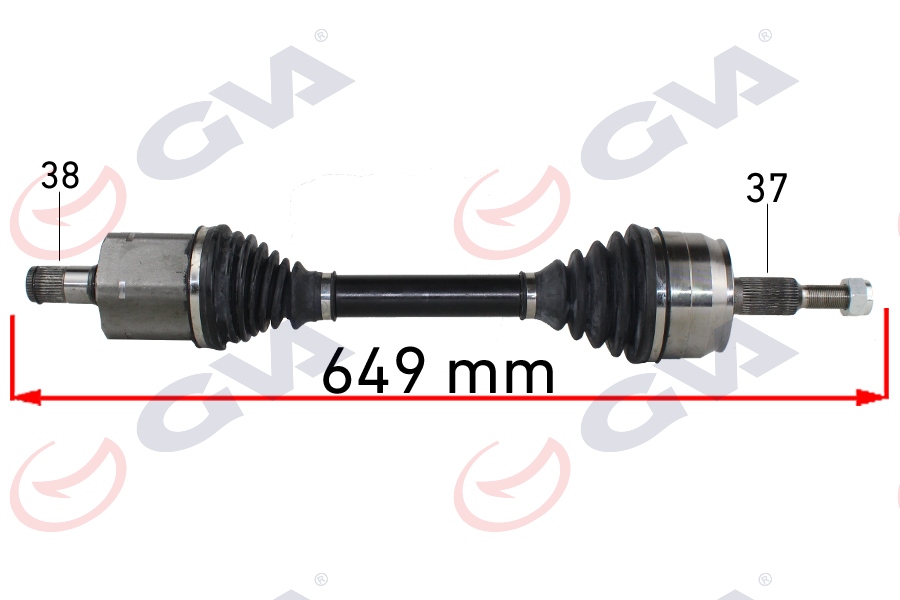 KOMPLE AKS SOL TRANSPORTER T6 2.0 TDI 140HP AUTO 12-