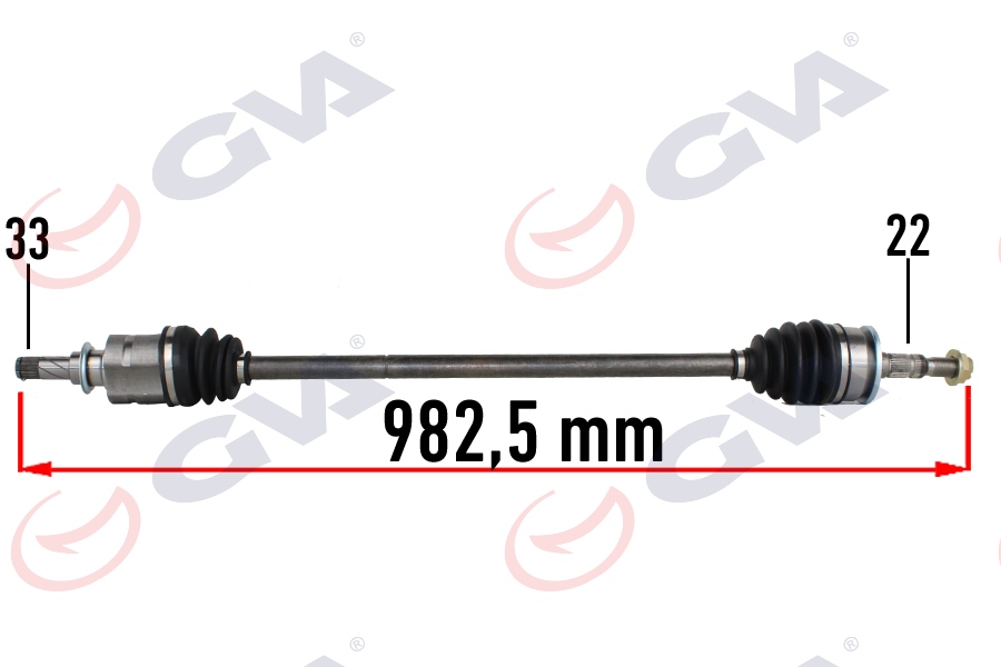 KOMPLE AKS SAĞ OPEL ASTRA J 1-4-1.6 10-15 982.5MM