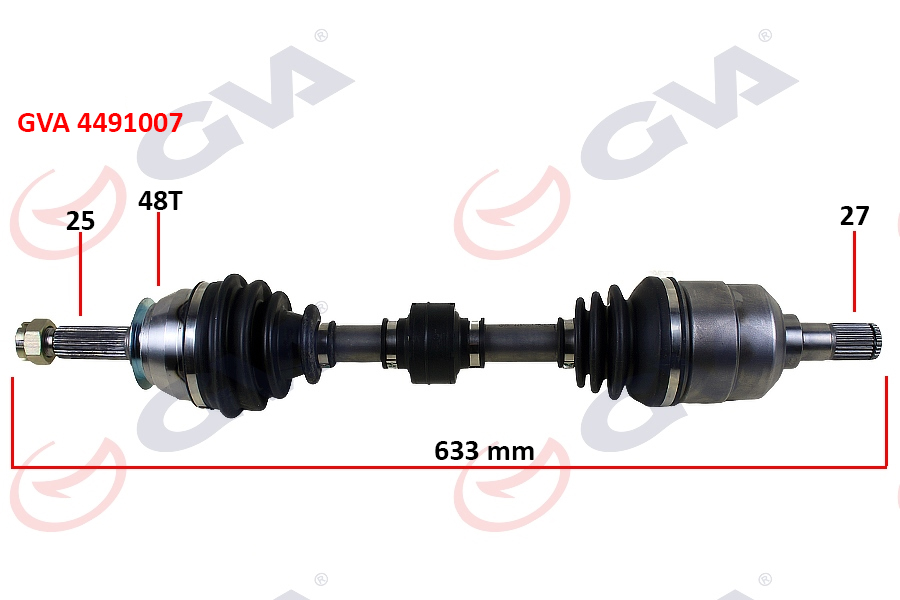 KOMPLE AKS SOL ACCENT ERA 06 1.5 CRDİ ABS Lİ 48DİŞ 633MM