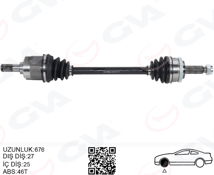 KOMPLE AKS ÖN SOL HYUNDAI I30 FD 1.4İ AT/MT ABSLI 07-11