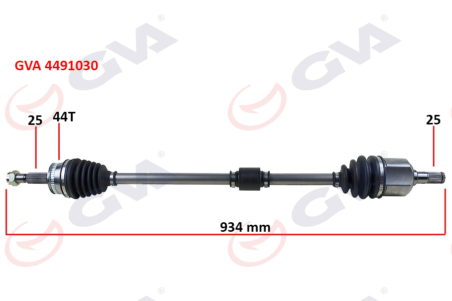 KOMPLE AKS SAĞ ELANTRA 1.6İ ABS Lİ 01-07 44DİŞ 935MM AUTO.