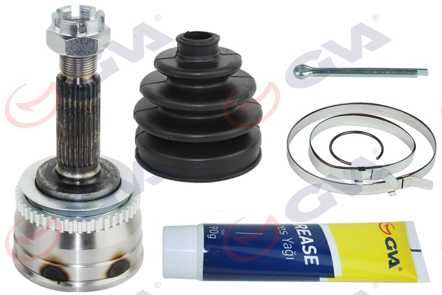 AKS KAFASI DIŞ ÖN ACCENT I/II 1.3-1.5D 94-00 ABS Lİ 44DİŞ 25X22X50 153MM