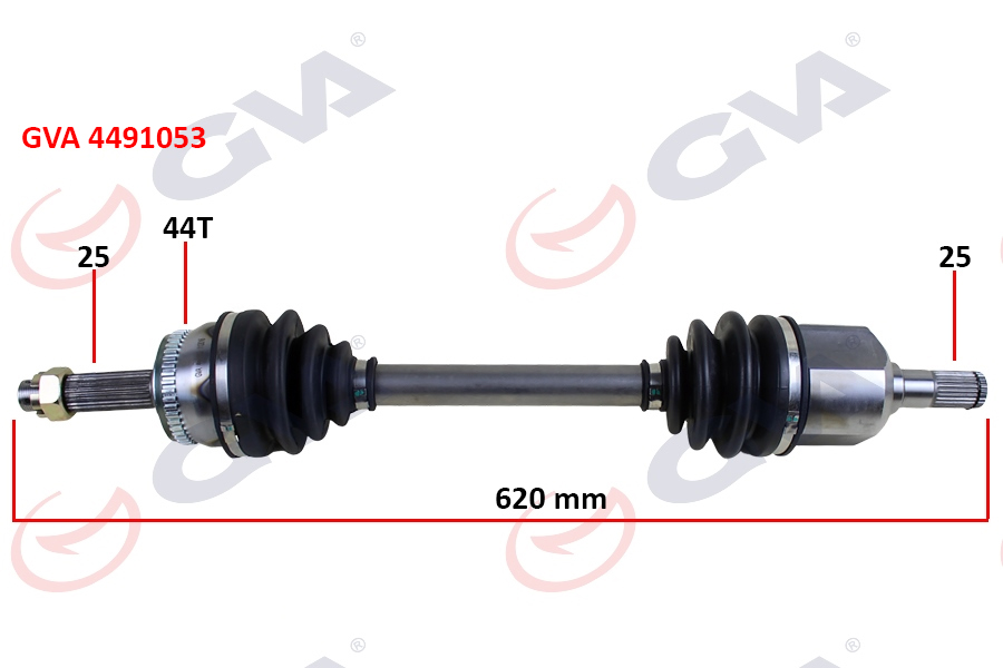 KOMPLE AKS SOL ACCENT ADMIRE 1.5CRDI 03-06 ABS Lİ 44DİŞ 620MM