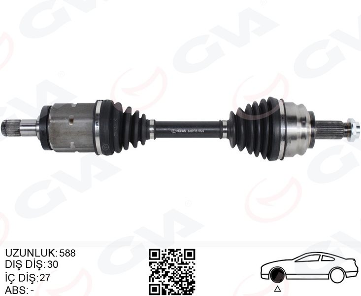 KOMPLE AKS ÖN SOL BMW X5 E53 00 588MM