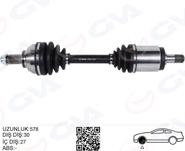 KOMPLE AKS ÖN SOL BMW E46 XD Xİ 580MM