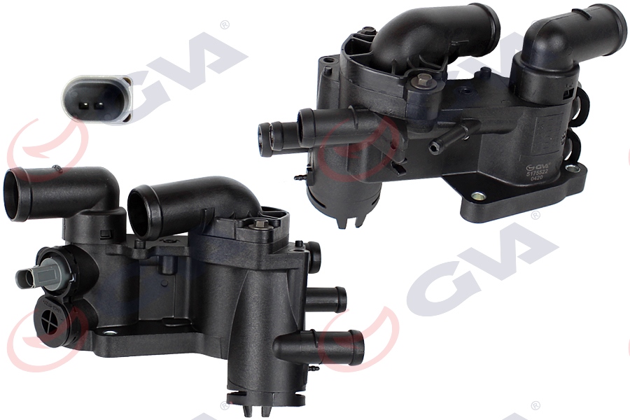 TERMOSTAT 87C KOMPLE / MÜŞÜRLÜ POLO-SEAT CORDOBA-IBIZA-TOLEDO-FABIA 1.2-1.2 12V