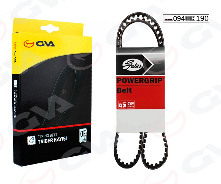TRİGER KAYIŞI 094X190 TOYOTA COROLLA 1.6 16V 87-92 HONDA CIVIC 1.5 8V 74-78 CARINA FF 1.5