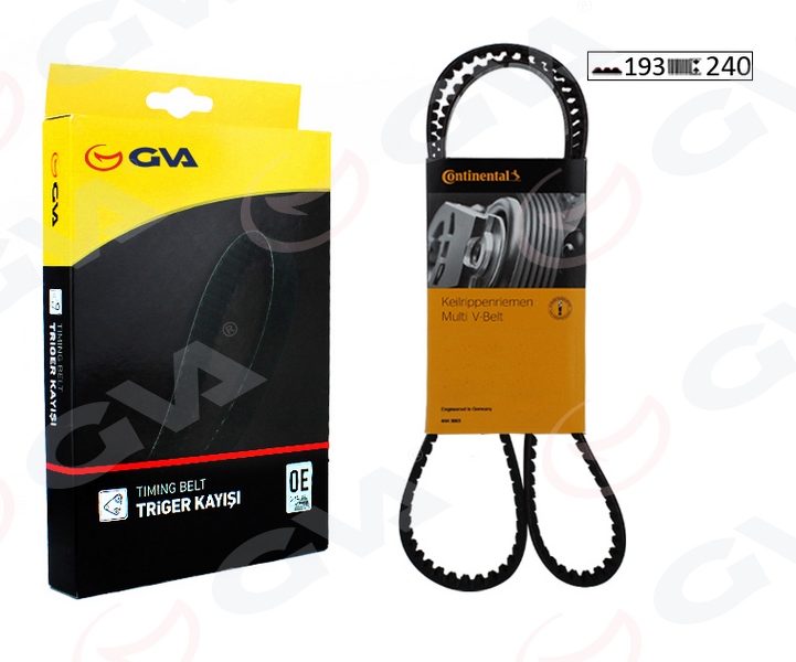TRİGER KAYIŞI 193X240 BRAVA-DOBLO-MAREA-STRADA 1.9 TD LANCIA KAPPA 2..4