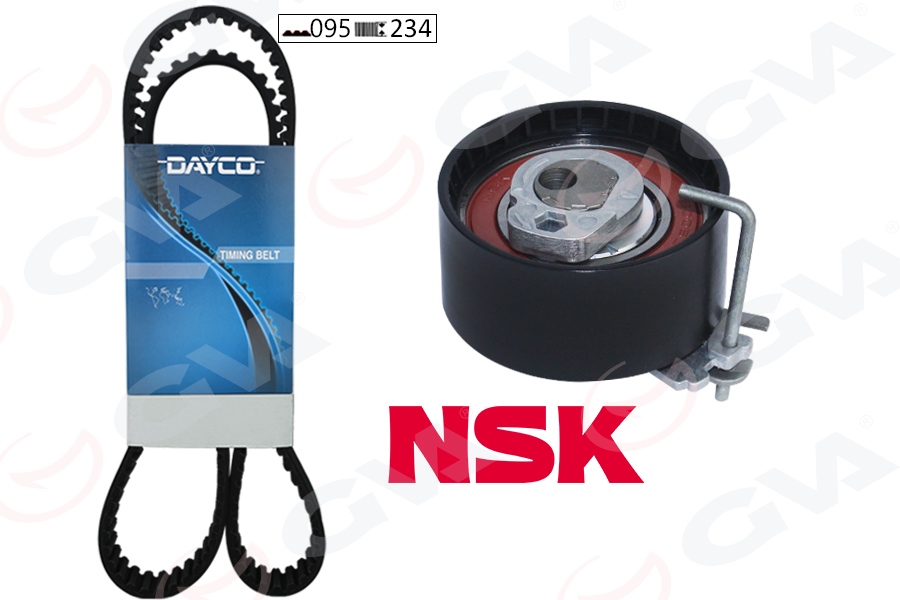 EKSANTRİK GERGİ KİTİ 095X234 CLIO II-III-KANGOO-LOGAN-SANDERO-MODUS 1.2-1.2 16V D4F-D7F K015577XS 1680600QAW