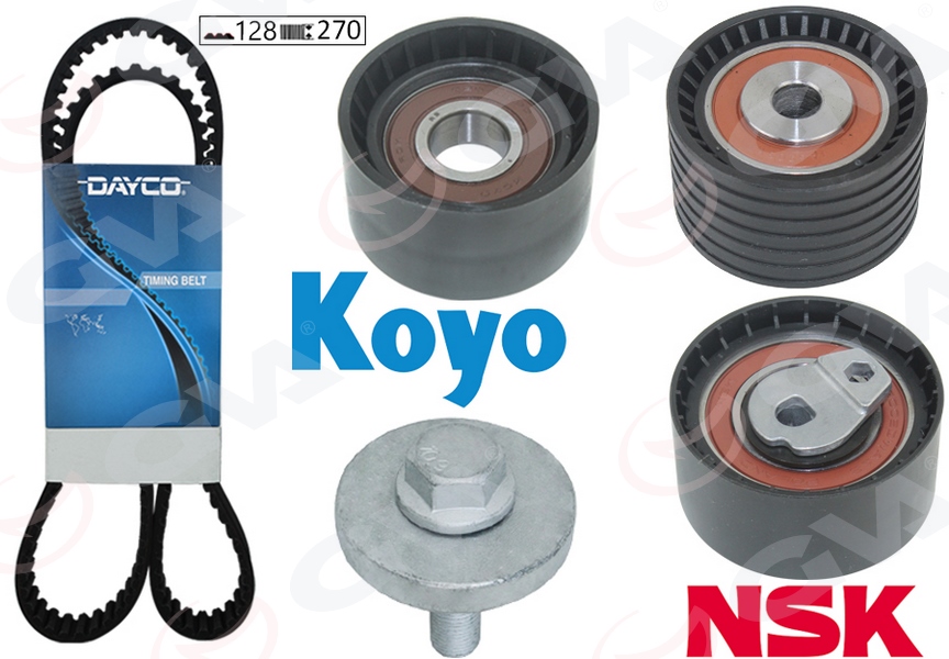 EKSANTRİK GERGİ KİTİ 128X270 LAGUNA 98-01 -MEGANE 99 -SCENIC 00-03 -ESPACE III 1.8-2.0 16V K025507XS