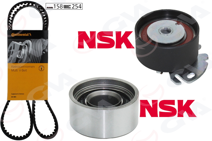 EKSANTRİK GERGİ KİTİ 158X254 BRAVA 95-01 -DOBLO 01- -PALIO-ALBEA 96- -MAREA 97-02 1.6 K015432XS