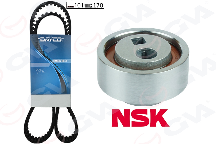 EKSANTRİK GERGİ KİTİ 101X170 P106 I-II-206-306 1.4-1.6-1.6İ-SAXO-XSARA 1.6 TU3FM-TU5JP K015347XS