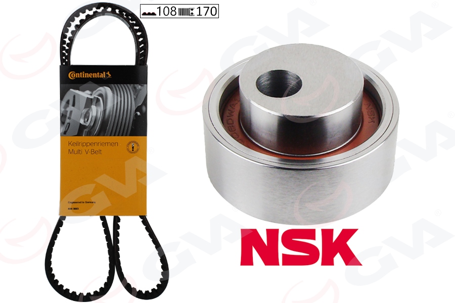 EKSANTRİK GERGİ KİTİ 108X170 P106-206-306-307-405-PARTNER-BERLINGO-XSARA-SAXO 1.4 TU3JP K015175XS