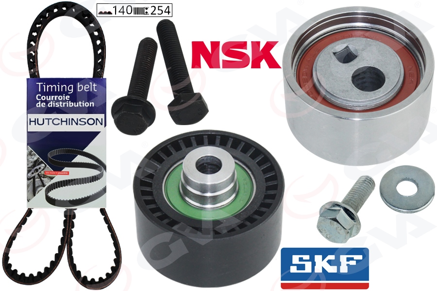 EKSANTRİK GERGİ KİTİ 140X254 P206-306-PARTNER-BERLINGO-JUMPY-SCUDO-COROLLA 1.9D 98 DW8 K025523XS