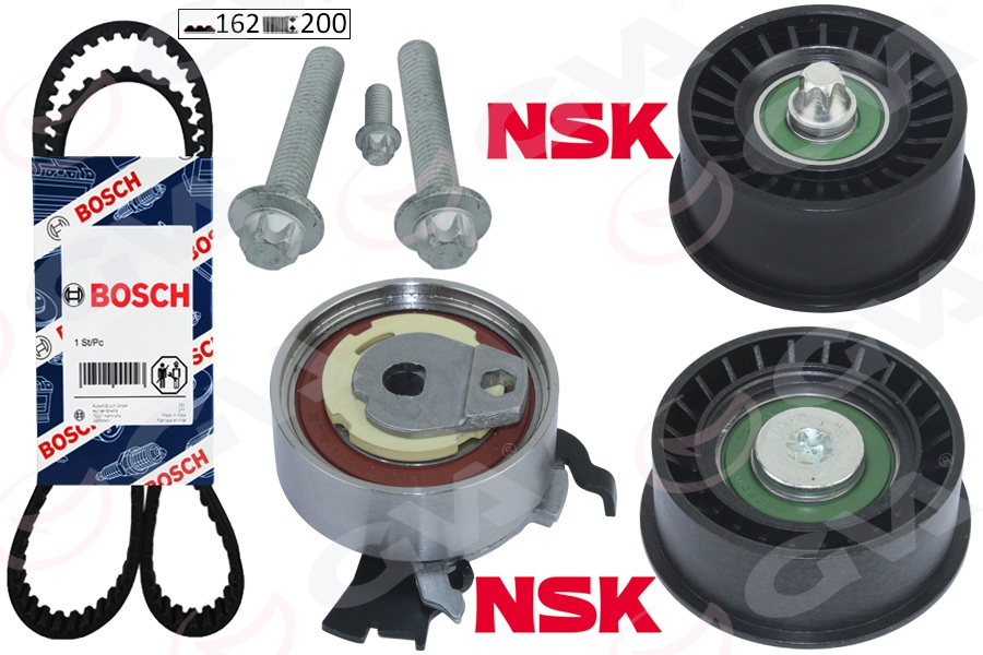 EKSANTRİK GERGİ KİTİ 162X200 ASTRA G-CORSA C-VECTRA C-MERIVA A-ZAFIRA A 1.4-1.6-1.8 16V Z16XE-Z14XE