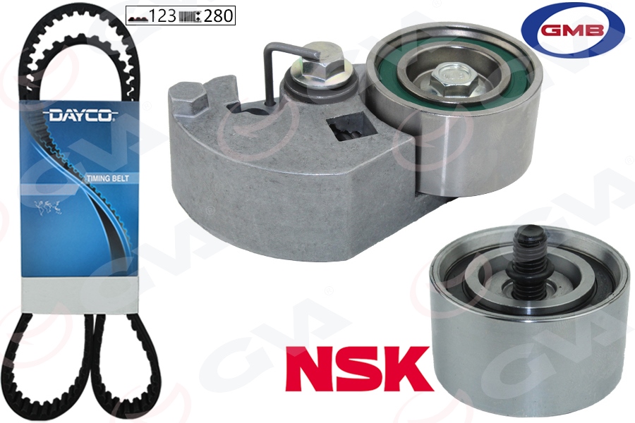 EKSANTRİK GERGİ KİT 123X280 ACCENT 02-05 -GETZ 1.5CRDI-ELANTRA 01-06 -İ30 2.0CRDI K015579XS