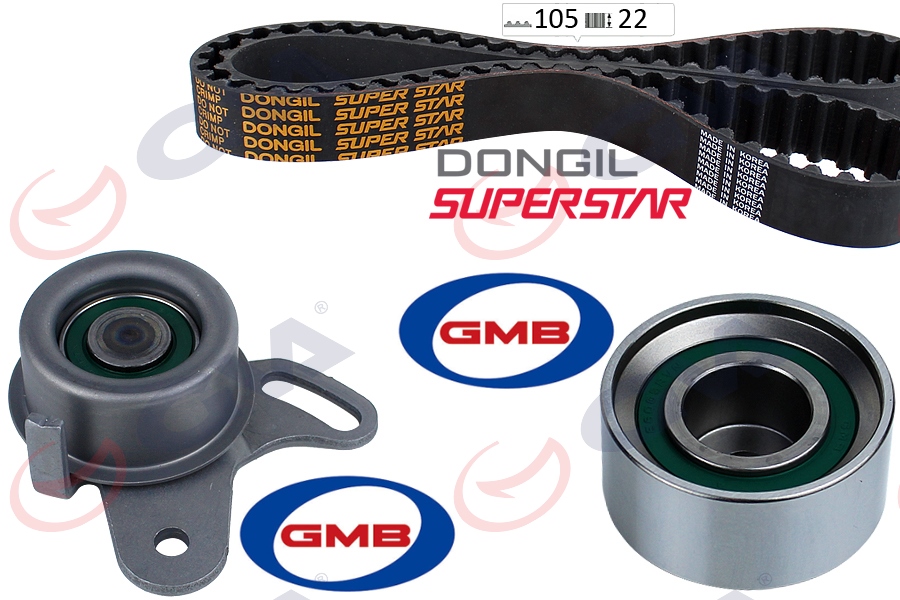 EKSANTRİK GERGİ KİTİ 105X220 ACCENT ERA 1.4-1.6-16V-COUPE 1.6İ 16V-ELANTRA 1.6-GETZ 1.6