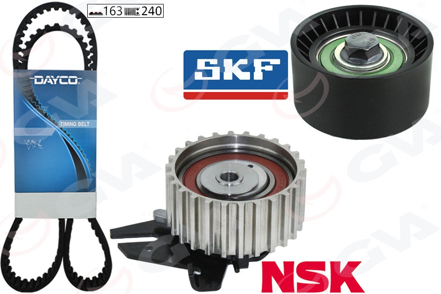 EKSANTRİK GERGİ KİTİ 163X240 ALFA ROMEO 145 146 1.4 16V 96-01 156 1.6 16V 00 K015472XS