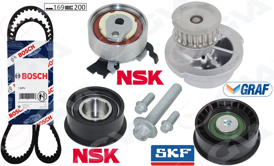 DEVİRDAİMLİ EKSANTRİK GERGİ KİTİ ASTRA F-CORSA B-VECTRA B 1.4İ-1.6İ-1.8İ 16V X14XE-X16XEL-X18XE