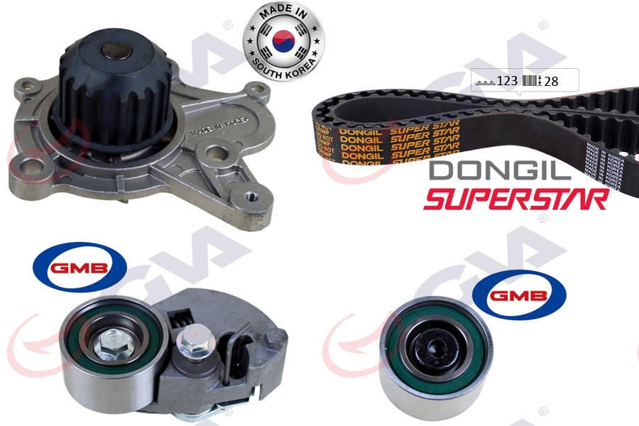 DEVİRDAİMLİ EKSANTRİK GERGİ KİT 123X280 ACCENT 02-05 -GETZ 1.5CRDI-ELANTRA 01-06 -İ30 2.0CRDI