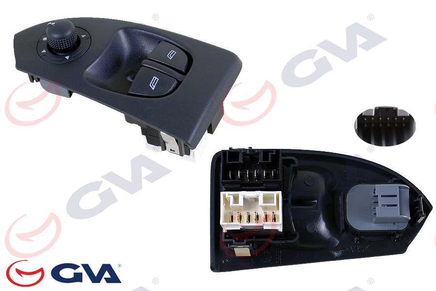 CAM AÇMA ANAHTARI FIAT DUCATO JTD 06- SOL ÇİFTLİ-ÇERÇEVELİ-AYNA AYARLI