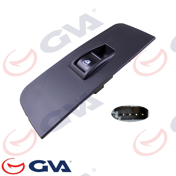 CAM AÇMA ANAHTARI FIAT LINEA ACTIVE SAĞ TEKLİ-ÇERÇEVELİ - YOLCU