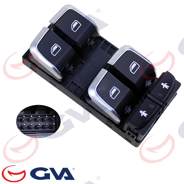 CAM AÇMA ANAHTARI AUDI A6-S6-A7 10- SOL DÖRTLÜ - SÜRÜCÜ