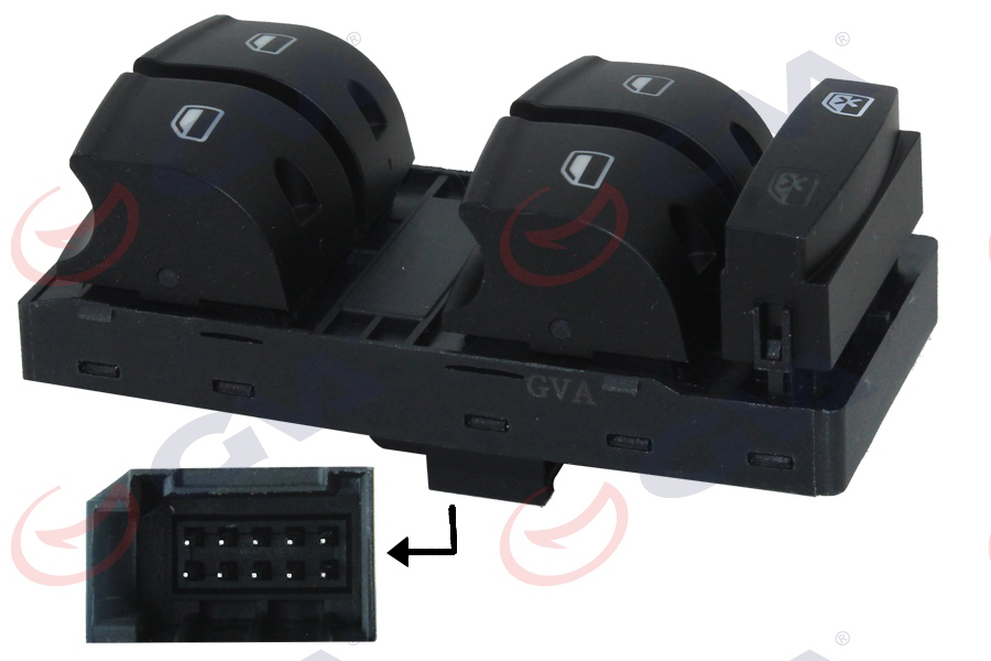CAM AÇMA ANAHTARI AUDI A3-A6-Q7 05-15 DÖRTLÜ