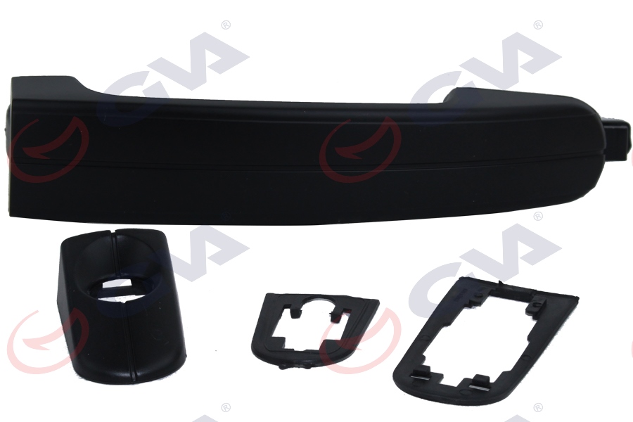 DIŞ KAPI KOLU KAPAKLI ÖN ANAHTAR DELİKLİ SİYAH FOCUS II 04 11 SET