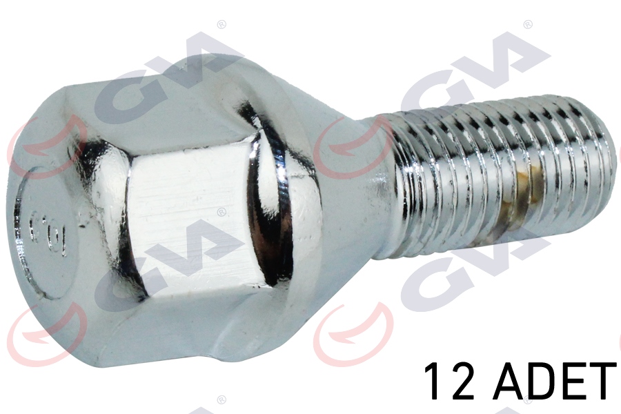 BİJON CİVATASI RENAULT 9-11 KROMAJLI PAKET 12