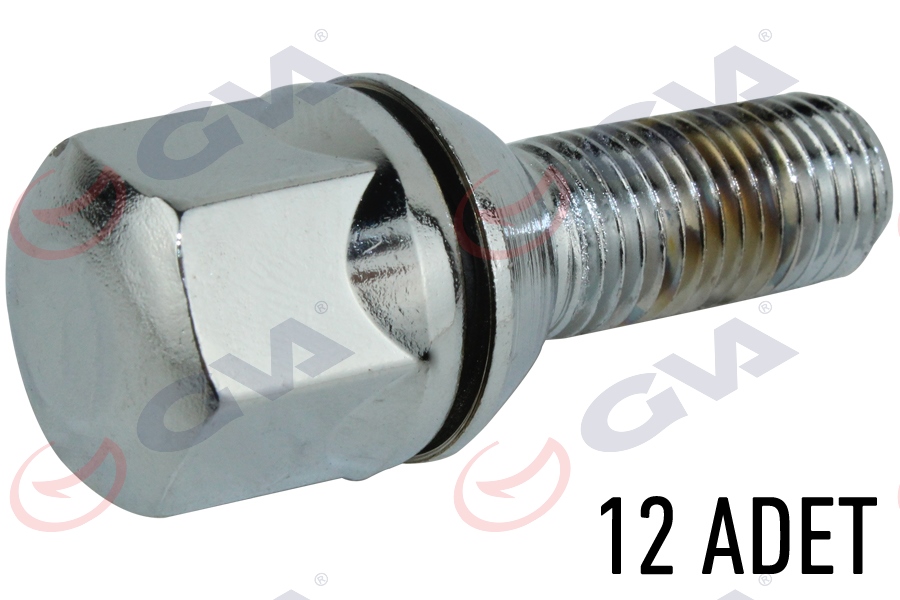 BİJON CİVATASI RENAULT 9-11 PULLU KROMAJLI PAKET 12