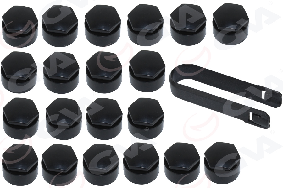 BİJON KAPAK SETİ FULL KROM 16 NORMAL 4 ŞİFRELİ SEAT VE AUDI