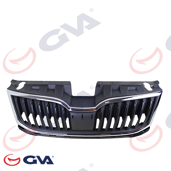 ÖN PANJUR ÜST PLASTİK KOMPLE OCTAVIA SATEN SİYAH NİKELAJLI 2018