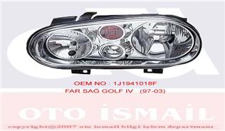 FAR SİNYAL SAĞ GOLF IV 10/97-06/06 ELEKTİRKLİ H7 H1