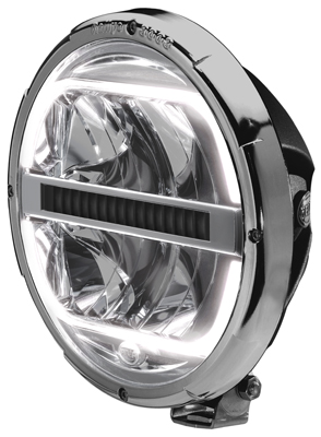 UZUN HUZME FAR 12V-24V LED KROM 222 MM