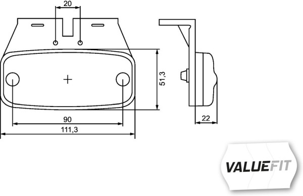 YAN İZ LAMBASI UNİVERSAL UNİVERSAL CV 2PS963639067-2PS963639061-2PS963639077-E91553-2PS963639071-2PS963639071-40.120.021-2PS963639061-2PS9