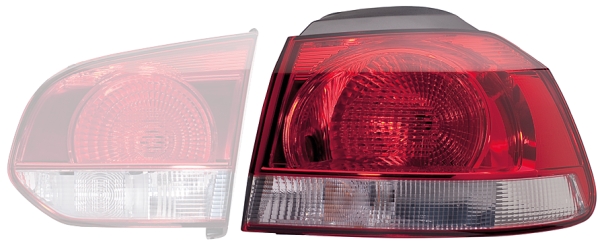 KOMPLE ARKA LAMBA VW GOLF 6 5K1 SOL VW