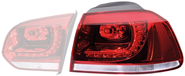KOMPLE ARKA LAMBA VW GOLF 6 LED SOL VW
