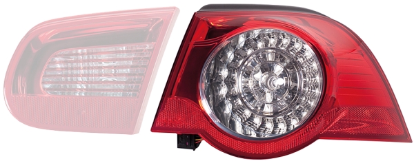KOMPLE ARKA LAMBA VW EOS LED SOL VW