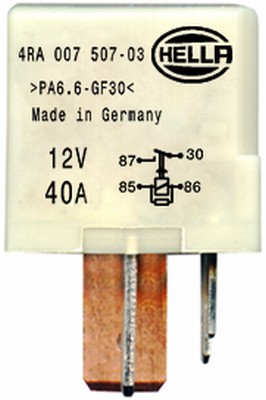 KIZDIRMA BUJİSİ KUMANDA ROLESİ VW 12V 40A 5 KUTUPLU
