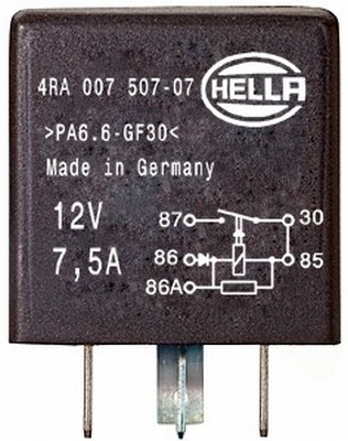 COK FONKSİYONLU ROLE VW FORD 12V 7.5A 5 KUTUPLU